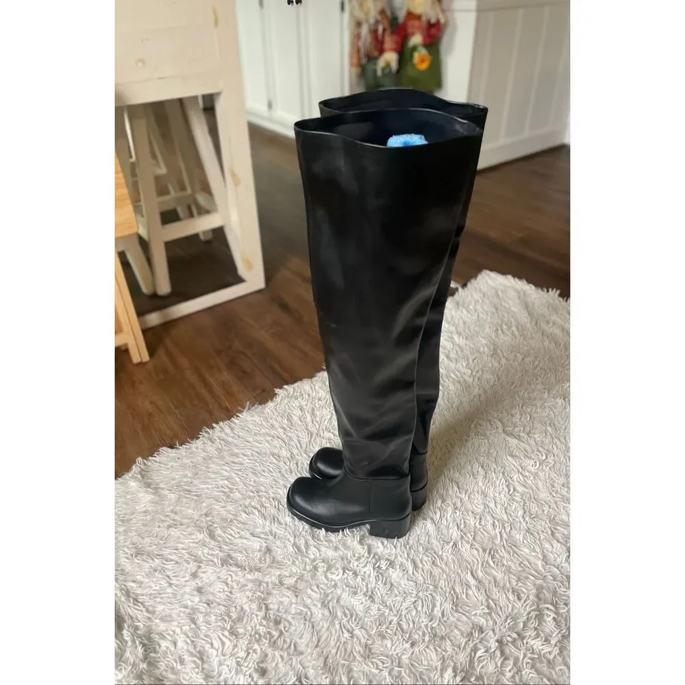Jeffery Campbell Reflect OK Thigh High Boots 6.5